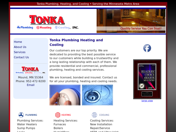 Tonka Plumbing Heating & Cooling