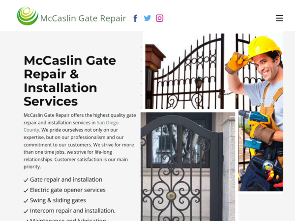 McCaslin Gate Repair Service