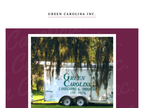 Green Carolina Landscape Contractors