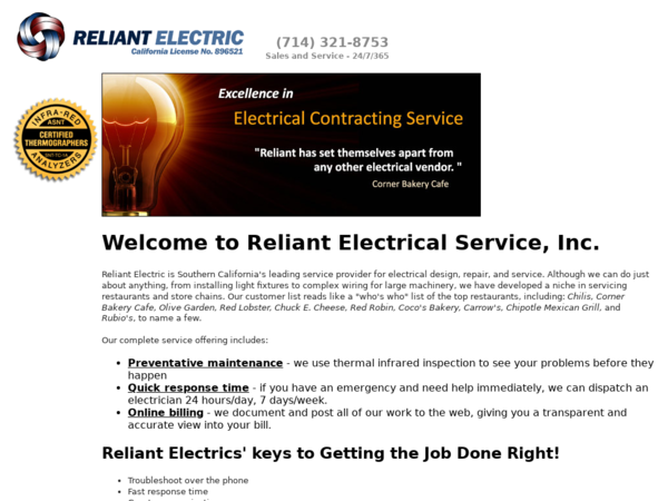 Reliant Electrical Service