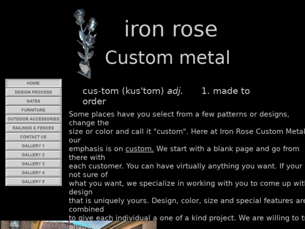 Iron Rose Custom Metal