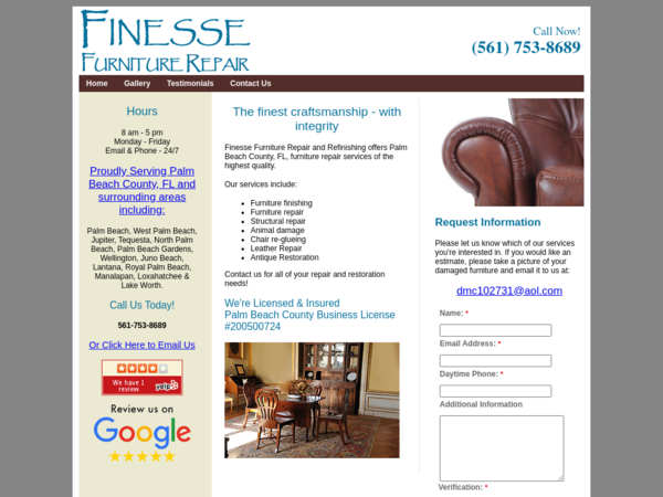 Finesse Furniture Repair