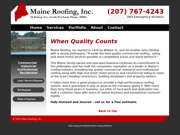 Maine Roofing Inc