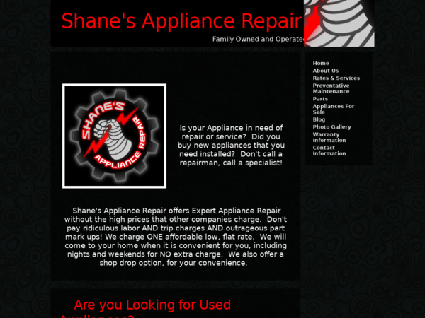 Shane's Appliance Repair