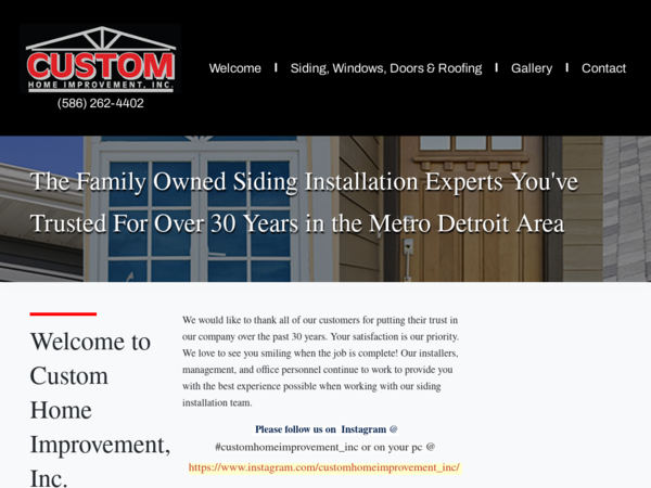Custom Home Improvement