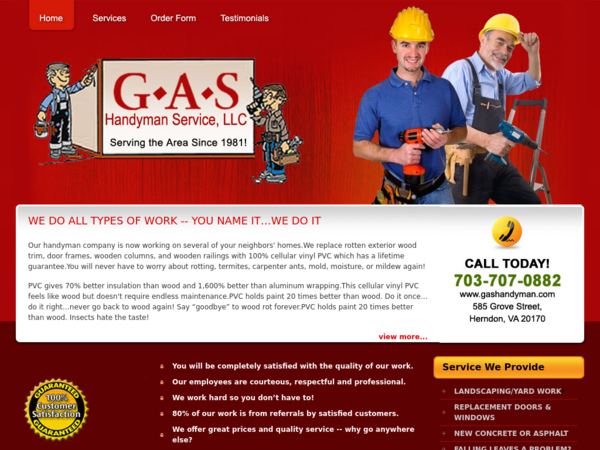 Gas Handyman Services
