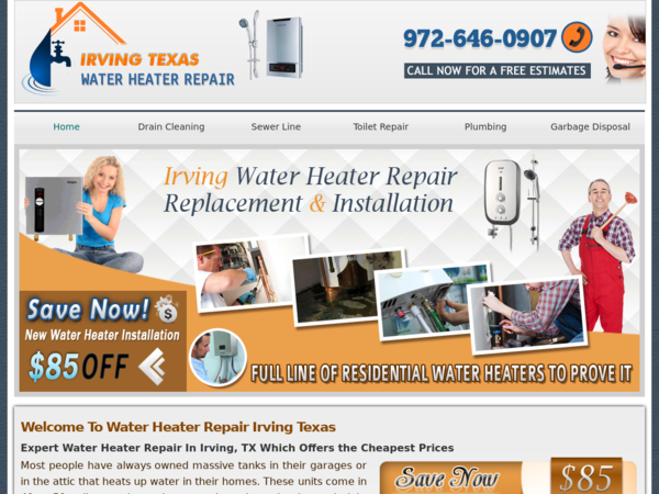 Irving Water Heater Repair