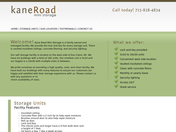 Kane Road Mini Storage LLC