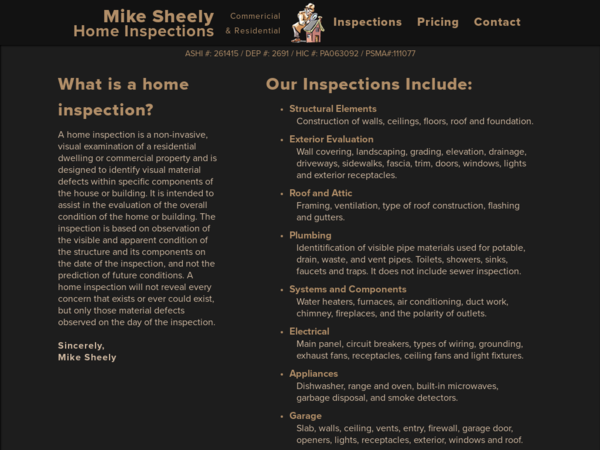 Mike Sheely Home Inspection