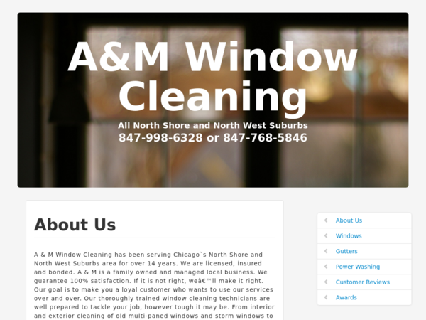 A & M Window Cleaning Services