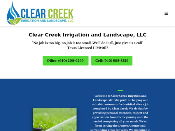 Clear Creek Irrigation and Landscape