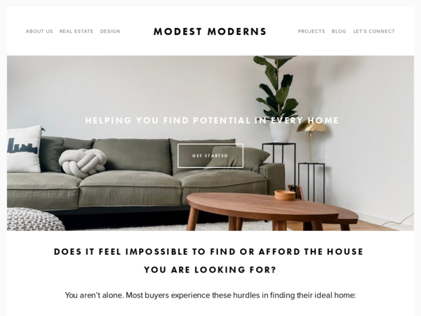 Modest Moderns