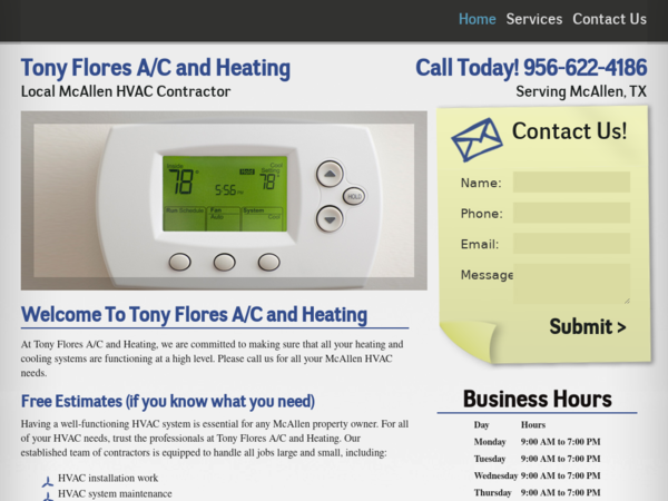 Tony Flores A/C and Heating