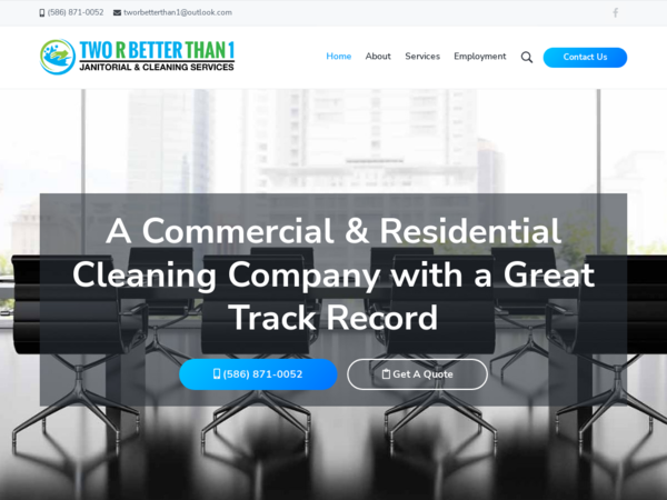 TWO R Better Than 1 Janitorial Service LLC
