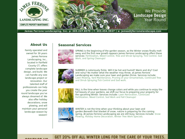 James Ferrone Landscaping