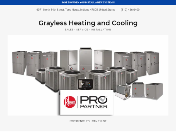 Grayless Heating and Cooling