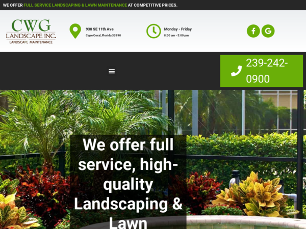 CWG Landscape Inc