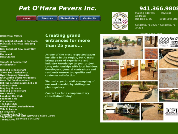 Pat O'Hara Pavers Inc