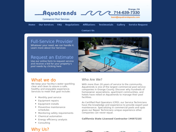 Aquatrends Commercial Pool Services Inc