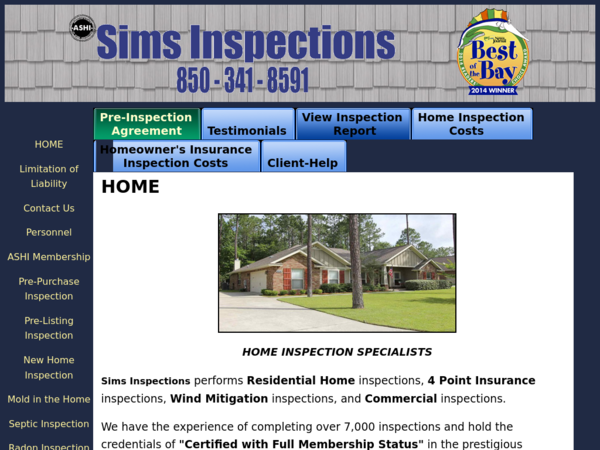 Sims Inspections