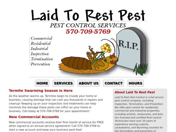 Laid to Rest Pest Control Services