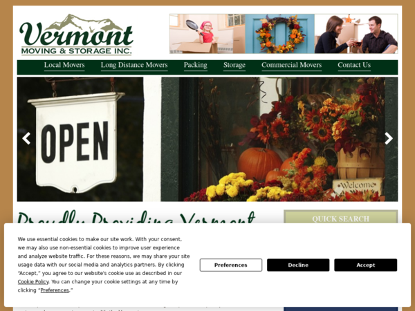 Vermont Moving & Storage Inc
