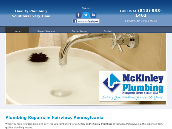 Mc Kinley Plumbing & Water Softening