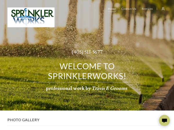 Sprinklerworks LLC Owned by Travis Grooms