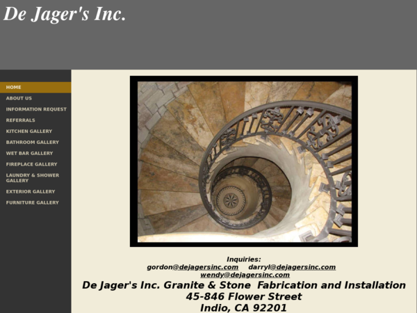 De Jager's Inc Granite & Stone