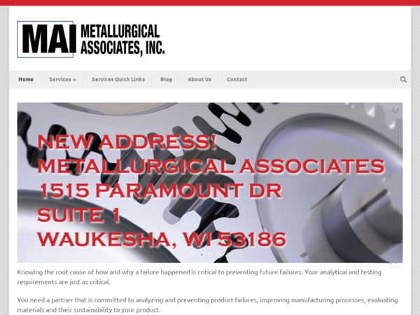 Metallurgical Associates Inc