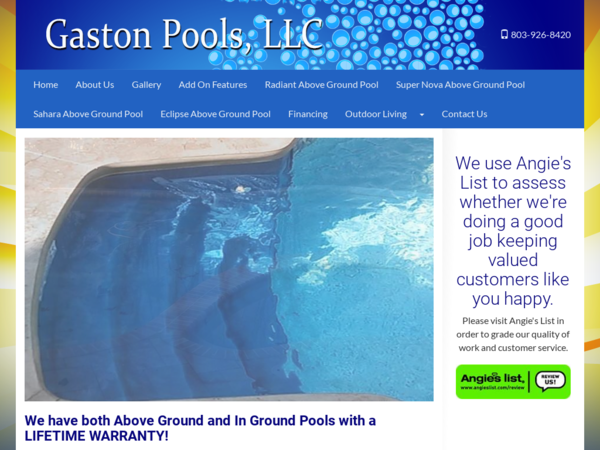 Gaston Pools Inc