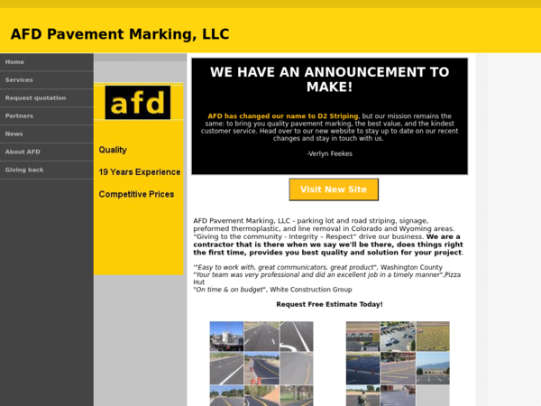 AFD Pavement Marking