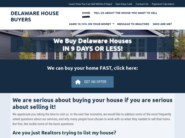 Delaware House Buyers