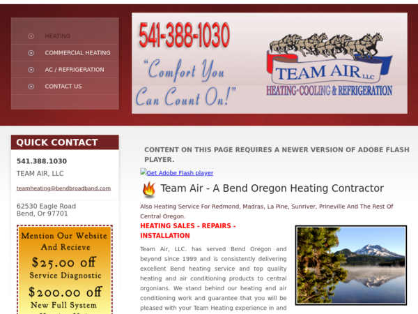 Team Heating Cooling & Refrigeration