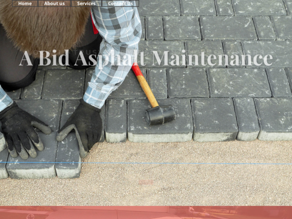 A Bid Asphalt Maintenance