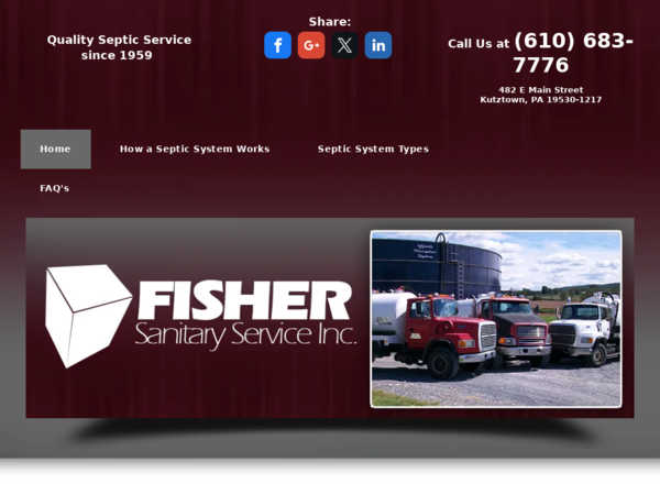 Fisher Sanitary Services Inc