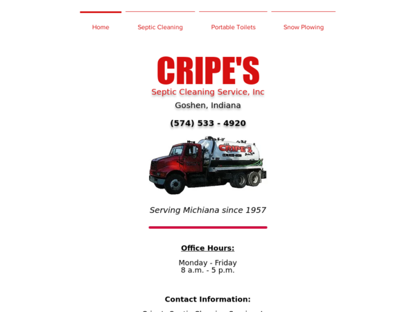 Cripe's Septic Cleaning Service