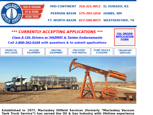 Maclaskey Oilfield Services