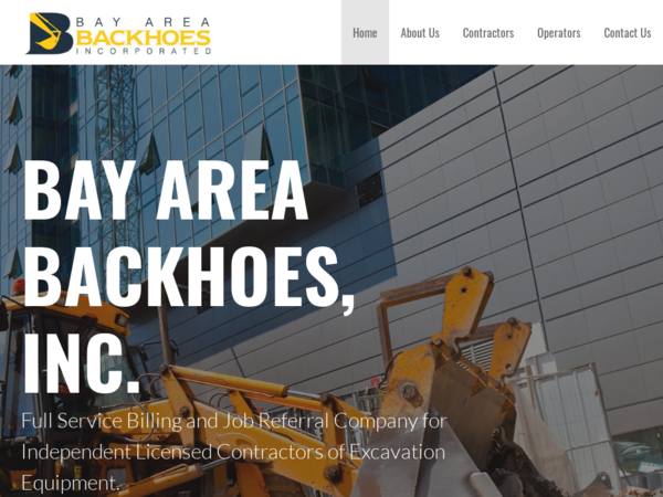 Bay Area Backhoes Inc