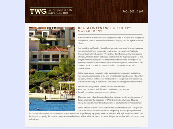 TWG Construction Services