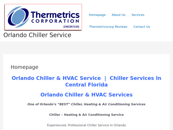 Orlando Chiller Service