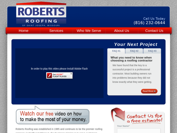 Roberts Roofing Co