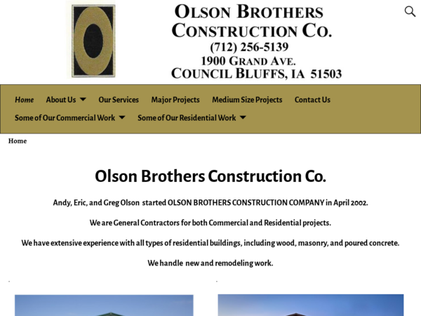 Olson Brothers Construction Co