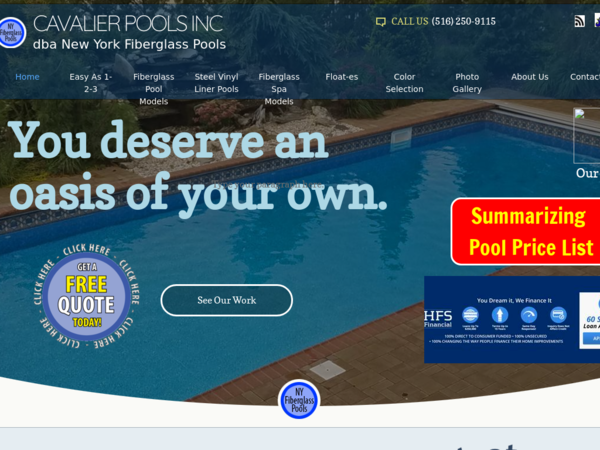 New York Fiberglass Pools