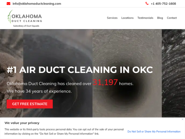Oklahoma Duct Cleaning (Tulsa)