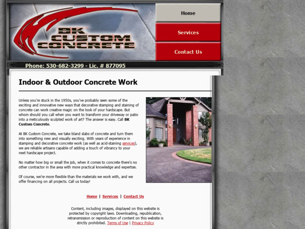 B K Custom Concrete