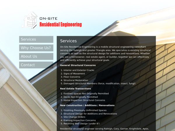 On-Site Residential Engineering