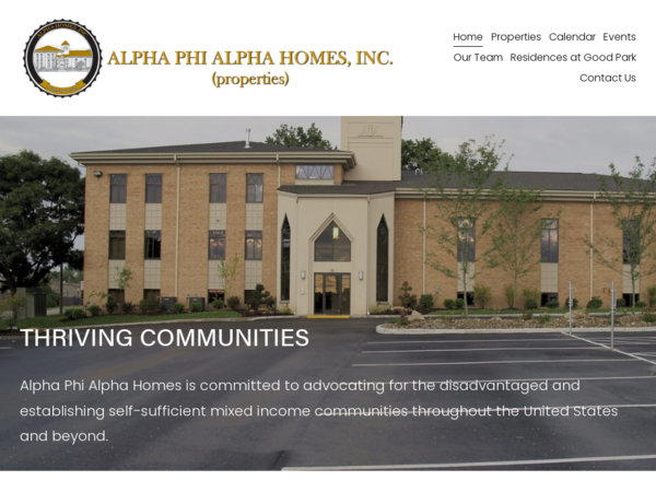 Alpha Phi Alpha Homes