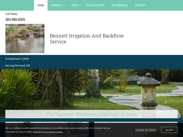 Bennett Irrigation and Backflow Service