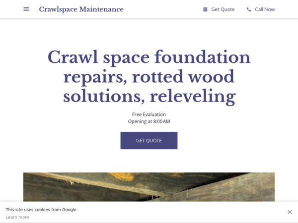 Crawlspace Maintenance